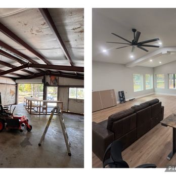 Roma Construction - Before and after... Noe also did all the drywall, electrical, plumbing, paint and flooring for the entire project! - Masonry/Concrete Near Me - Magnolia, Texas Roma Construction - Before and after... Noe also did all the drywall, electrical, plumbing, paint and flooring for the entire project! - Masonry/Concrete Near Me - Magnolia, Texas