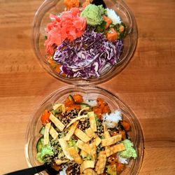 Pokemoto - Shrimp Bowl and Salmon Bowl - Fantastic!