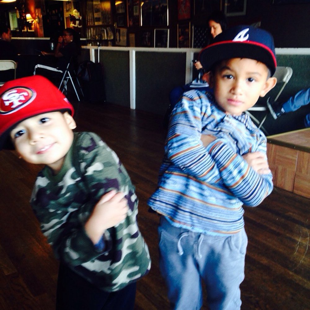 WeBreak Hip-Hop Dance Company - Myles and his friend doing a new pose they learned at breakdancing class! - Dance Studios Near Me WeBreak Hip-Hop Dance Company - Myles and his friend doing a new pose they learned at breakdancing class! - Dance Studios Near Me