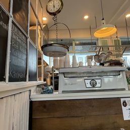 Menu and espresso machine