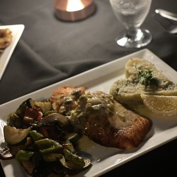 Penumbra - Salmon Entree with mixed veggies and mashed potatoes (heart shaped). - Wine Bars Near Me - Chicago, Illinois Penumbra - Salmon Entree with mixed veggies and mashed potatoes (heart shaped). - Wine Bars Near Me - Chicago, Illinois