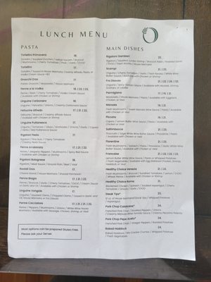 Menu photo 2 Orzo Trattoria North Andover, MA Menu photo 2 Orzo Trattoria North Andover, MA