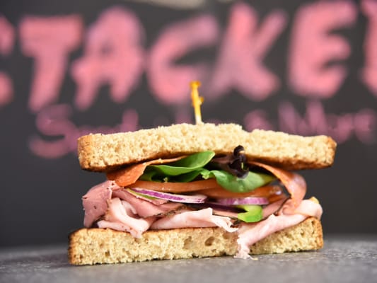Stacked Sandwiches by null