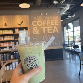 The Coffee Bean & Tea Leaf - Matcha iced latte (with less sugar) - Coffee & Tea Near Me - Long Beach, California The Coffee Bean & Tea Leaf - Matcha iced latte (with less sugar) - Coffee & Tea Near Me - Long Beach, California