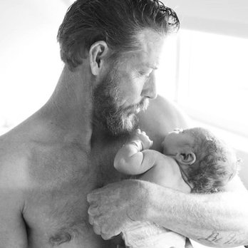 Bekah Boles Photography - First skin to skin was with daddy!! - Session Photography Near Me
