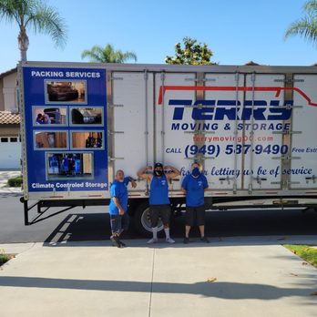 Terry Moving & Storage - My great working crew - Movers Near Me - Lake Forest, California