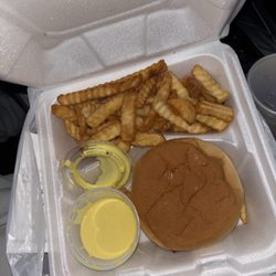 Chicken King - 4. Bacon Cheeseburger 2 Chicken Tenders Box