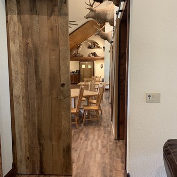 Two Hats Ranch - Movie room looking into dining area - Bed & Breakfast Near Me - Big Rapids, Michigan