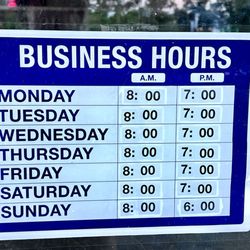 Butcher Sam Meat Market - Hours