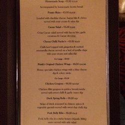 Peacock's Steakhouse - Peacocks starters