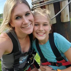North Shore Adventure Park - Parents and kids love zipping and climbing together.