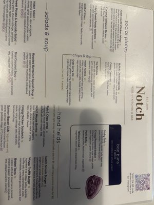 Menu photo 1 Notch Modern Kitchen & Bar Allentown, PA Menu photo 1 Notch Modern Kitchen & Bar Allentown, PA