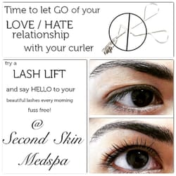 Second Skin Medspa - Lash lift or eyelash perm by Rose Cruz at Second Skin Medspa