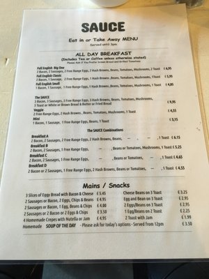 Menu photo 1 Sauce Southampton, STH