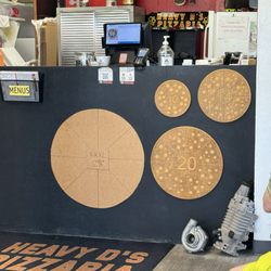 Heavy D's Pizzaria - Pizza sizes