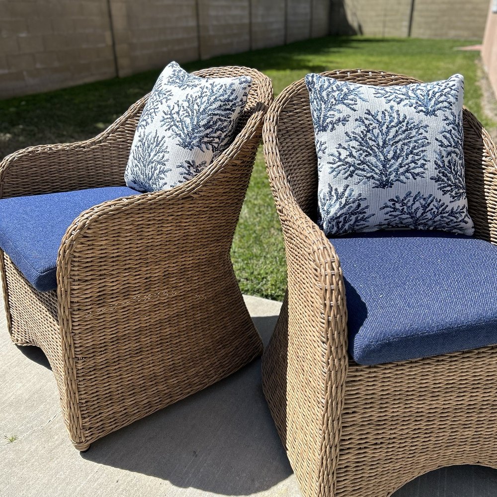 Cushions and throw pillows