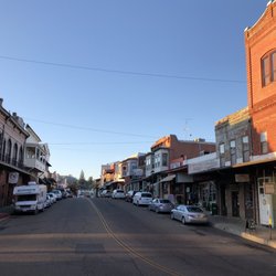 City of Jackson - View of Main Street from the National Hotel porch.
