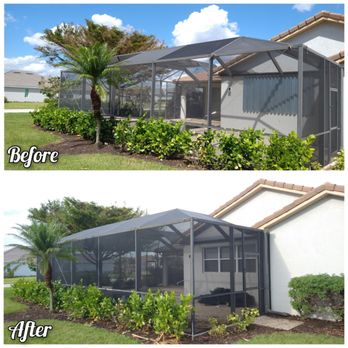 Saint Angels Screening - Rescreening hurricane damaged pool enclosure - Handyman Near Me Saint Angels Screening - Rescreening hurricane damaged pool enclosure - Handyman Near Me