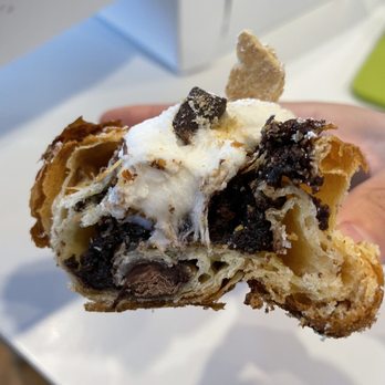 Fuji Bakery - Inside the s'mores croissant - Bakeries Near Me - Seattle, Washington