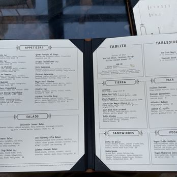 The Hideaway - Main menu - Steakhouses Near Me - Beverly Hills, California