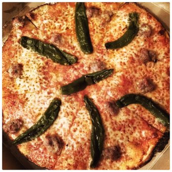Colony Grill - Classic! Sausage and stingers. Hot oil, of course. Perfection. - Pizza Near Me - Stamford, Connecticut