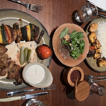 Rumi’s Kitchen - Chinjeh Lubia Polo with grilled veggies Chicken kebab with rice - Persian/Iranian Near Me - Washington, DC, District of Columbia Rumi’s Kitchen - Chinjeh Lubia Polo with grilled veggies Chicken kebab with rice - Persian/Iranian Near Me - Washington, DC, District of Columbia