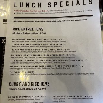 Coconut Rabbit - Lunch Menu - Thai Near Me - Los Alamitos, California