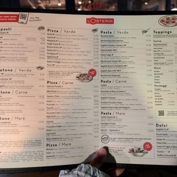 L'Osteria - Menu - Pizza Near Me - Munich, BY L'Osteria - Menu - Pizza Near Me - Munich, BY