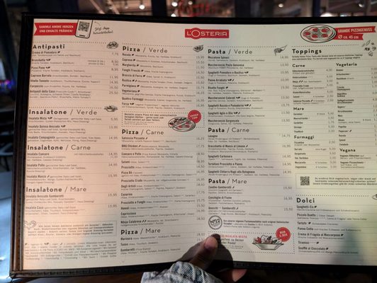 Menu photo 2 L'Osteria Munich, BY Menu photo 2 L'Osteria Munich, BY
