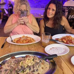 My wife had the pasta with crab meat and was phenomenal. My sister had the chicken Parm. and I had the Jager schnitzel it was perfect. My wife had the pasta with crab meat and was phenomenal. My sister had the chicken Parm. and I had the Jager schnitzel it was perfect.
