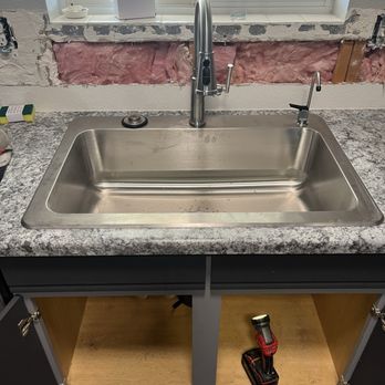 Frank The Plumber - Install brand new sink, garbage disposal, and RO dispenser, customer just had new counters installed - Plumbing Near Me - Topock, Arizona Frank The Plumber - Install brand new sink, garbage disposal, and RO dispenser, customer just had new counters installed - Plumbing Near Me - Topock, Arizona