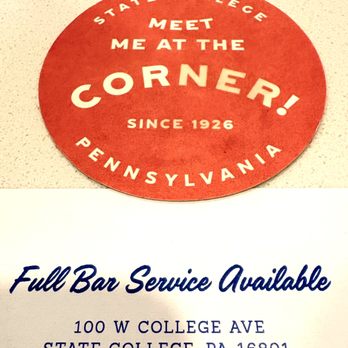 The Corner Room - Menu cover - American Near Me - State College, Pennsylvania The Corner Room - Menu cover - American Near Me - State College, Pennsylvania