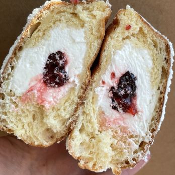 Country Donuts - Strawberry Paczki - Donuts Near Me - Crystal Lake, Illinois