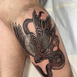 Dark Age Tattoo - Amazing work by Heidi Sandhorst (@nopathinthesky on Instagram)