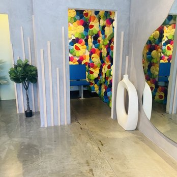 Open Air  - Takashi Murakami flower plush room - Themed Cafes Near Me - West Hollywood , California