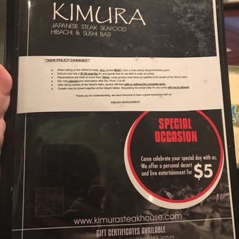 Kimura  Steakhouse - Japanese Near Me - Boynton Beach, Florida