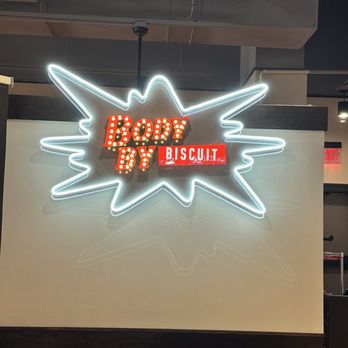 Vicious Biscuit - Body by biscuit neon sign - Breakfast & Brunch Near Me - Akron, Ohio