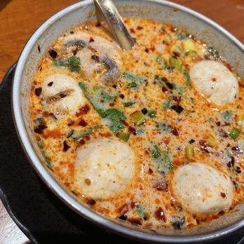 Pink Pepper - Tom Kha Koong/Shrimp (Cup) - Thai Near Me - Los Angeles, California Pink Pepper - Tom Kha Koong/Shrimp (Cup) - Thai Near Me - Los Angeles, California