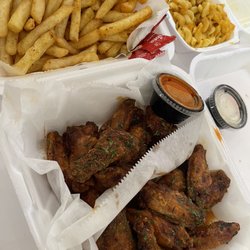 Wing Boyz - Honey garlic buffalo and Cajun garlic buffalo