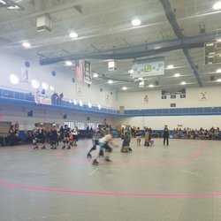 Miami Springs Recreation Center - Miami Vice City flat track roller derby
