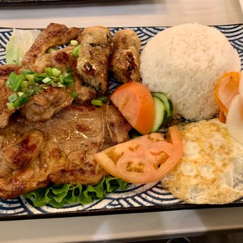 Pho Ga - (#50) House Special Combo with Grilled Pork Chop, Imperial Roll, Fried Egg and Rice - Vietnamese Near Me - San Francisco, California Pho Ga - (#50) House Special Combo with Grilled Pork Chop, Imperial Roll, Fried Egg and Rice - Vietnamese Near Me - San Francisco, California