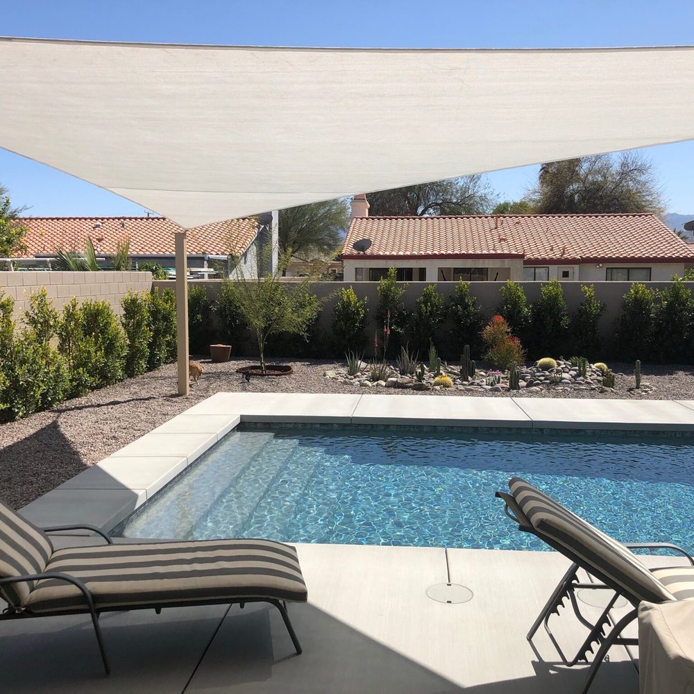 Valley Patios - Shade sail - Patio Coverings Near Me - Palm Desert, California Valley Patios - Shade sail - Patio Coverings Near Me - Palm Desert, California