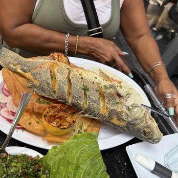 Cafe X2O, La Verne - Delicious Branzino Blackened Fish plate - Mediterranean Near Me - La Verne, California