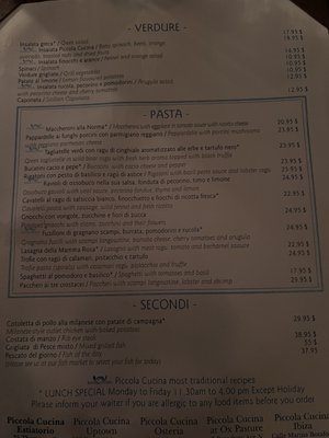 Menu photo 7 Piccola Cucina Estiatorio New York, NY Menu photo 7 Piccola Cucina Estiatorio New York, NY