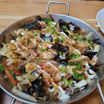 Anju House - Spicy Seafood Udon - Korean Near Me - Los Angeles, California
