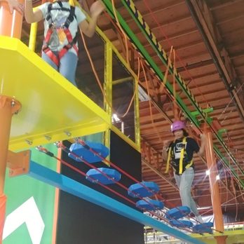 Lost Worlds - She was feeling a bit apprehensive about the height, but I thought it looked fun. - Laser Tag Near Me - Livermore, California