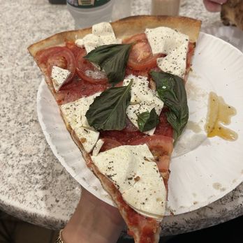 Joe’s Pizza - Margarita pizza (with mozzarella, basil, and tomato) - Pizza Near Me - New York, New York Joe’s Pizza - Margarita pizza (with mozzarella, basil, and tomato) - Pizza Near Me - New York, New York