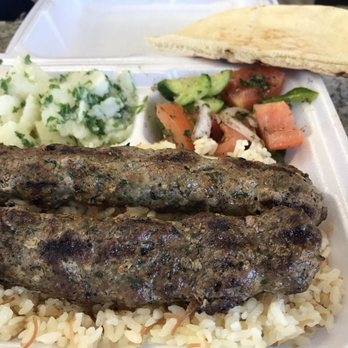 Zait Bistro - Kefta kebab plate - Mediterranean Near Me - Rancho Cucamonga, California Zait Bistro - Kefta kebab plate - Mediterranean Near Me - Rancho Cucamonga, California