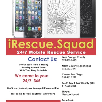IRESCUE SQUAD IPHONE IPAD REPAIR - Updated January 2025 - Carlsbad