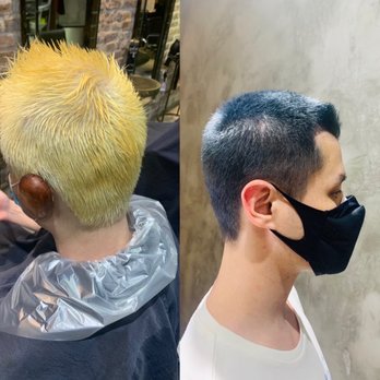 ATO Color Salon - Mid-process and after - Hair Salons Near Me - New York, New York